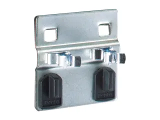 gereedschapsklem,v. perfoplaat,dubbel,Ø 10mm - 2