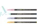 Glitter Viltstift E-1200 Assorti Pastel Set Van 4