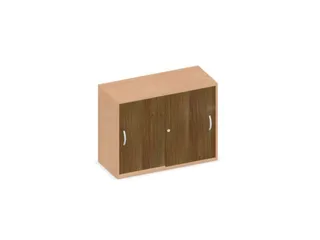Schuifdeurkast 770x1000x430mm Decor Romp Beuken Decor Front Noten - 1