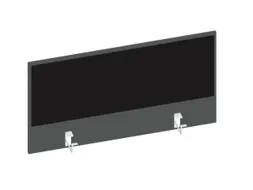 baliepaneel bureau aanbouw achter MS-donkergrijs BN8033-zwart 1000mm