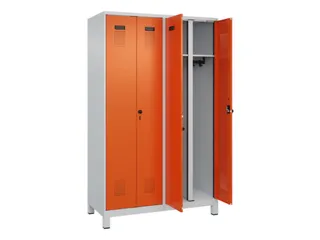 locker voor scheiding van kleding,HxBxD 1950x1200x500mm,4vak - 1