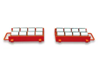 Onderwagen 24t Steunplaat Lxb 430x240mm 16 Stalen Wielen - 1