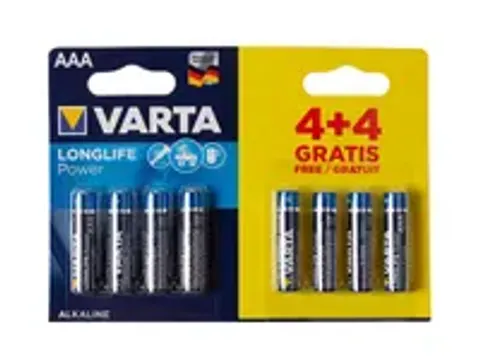 OUTLET High Energy Alkaline Aaa / Lr03, 1.5v Promopack 4 + 4