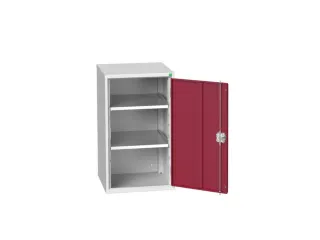 universele kast,HxBxD 900x525x550mm,2xStalen bodem,draaigrendelslot - 1