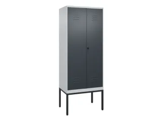 PBM-locker,HxBxD 2120x800x500mm,2vak,vak B 400mm,draaigrendel - 1