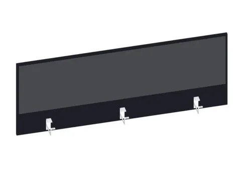baliepaneel bureau aanbouw achter CC-zwart BN8010-antraciet 1400mm