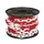 Afzetketting Rood Wit 8mm Op Haspel 25 meter