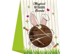 Choc & Presents Chocobomb met minispekjes 45 gram Hot chocolat