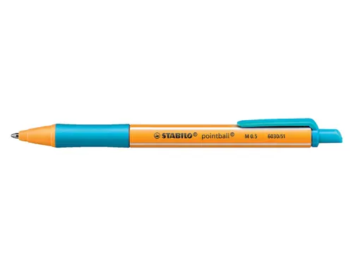 Balpen Stabilo Pointball Turquoise 0.5Mm