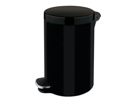 pedaalemmer,3l,HxØ 260x170mm,binnenbak kunststof,romp staal zwart