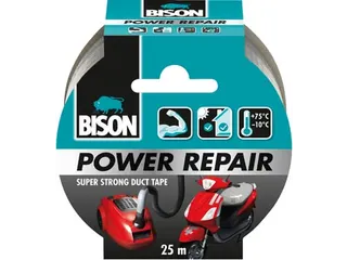 Bison Power Repair ducttape 48mmx25m Grijs - 2