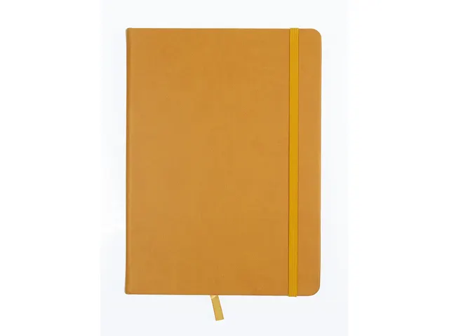Carnet de croquis PU couverture rigide 80 feuilles A5 jaune ocre