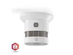 Rookmelder Nedis Zigbee 3.0 Wifi 10 jaar wit