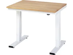 Werkbank elektrisch hoogte verstelbaar 720-1120x1000x800mm beukblad