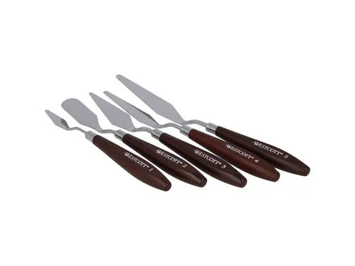 Verfmessen Westcott set van 5 stuks