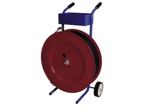 Haspel Voor Pp-Omsnoeringsband Verrijdbaar Grote Rollen 406mm Rood