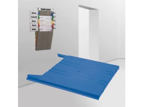 wandsorteerder,opbergvak,v. 9,HxBxD 15x240x302mm,plank(en) ABS,blauw