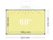 Tableau de projection 120x192cm extra plat blanc mat 16:10