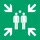 Pictogram bordje Djois Verzamelplaats 300x300mm groen