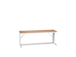 werkbank,HxBxD 780x2000x600mm,multiplexblad,C-voet,RAL7035