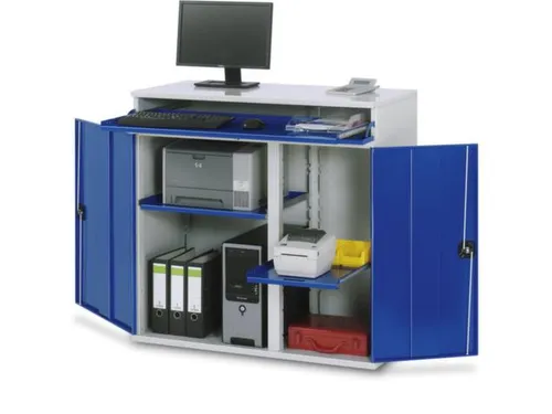 Computerkast 1060x1100x520mm Uittreklade Voor Toetsenbord