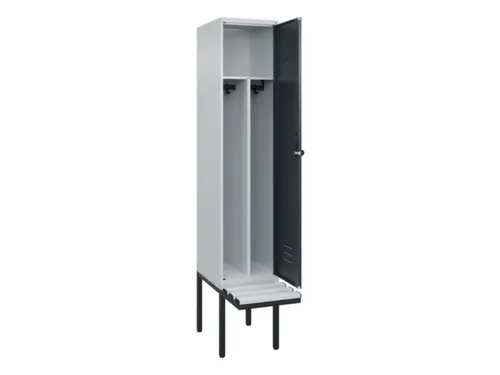 locker voor scheiding van kleding,HxBxD 2120x400x815mm,1vak