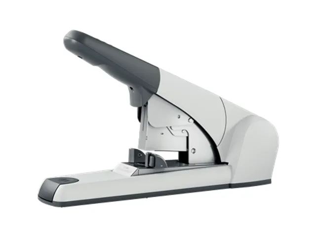 Blokhechter Leitz 5553 Heavy Duty Flat Clinch 120vel zilvergrijs