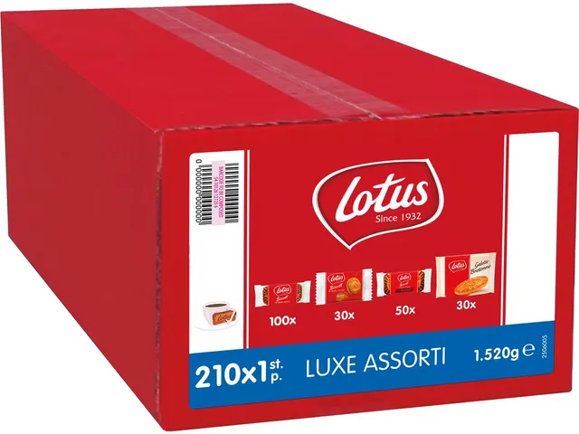 koeken Luxe Assorti, assortiment van 210 koekjes