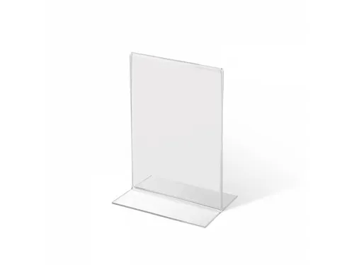 Folderhouder A7 T-stand Acryl staand