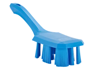 UST 4179-3 afwasborstel blauw harde vezels korte steel 70x260mm - 1