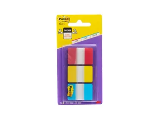 Indextabs Post-it 686RYB 25.4x38.1mm strong blauw, rood, geel 66 tabs - 1