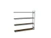 rayonnage grande largeur,rayonnage suivant,HxlxP 2500x2520x435mm