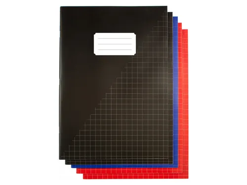 Schrift Kangaro A4 ruit 10mm 160 pagina's 60gr assorti pak à 5 stuks