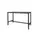 Domino Basic Statafel 160x80x110cm Logan Eiken Onderstel Zwart