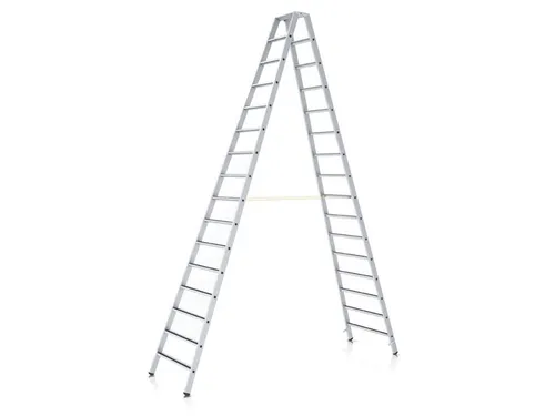 veiligheidsladder,beide zijden,2x5treden m. R13-laag,balk L 1,42m