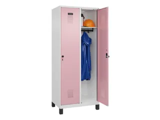 locker,HxBxD 1950x800x500mm,2vak,vak B 400mm,draaigrendel,voeten - 1
