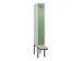 locker met bank,voor scheiding van kleding,HxBxD 2120x300x815mm,1vak