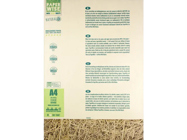 Kopieerpapier PaperWise A4 Co2 Neutraal 72 Gram Naturel Wit