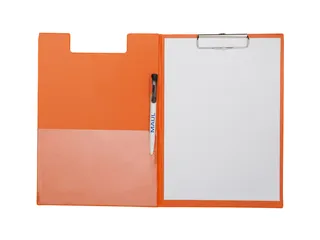 Klembordmap MAUL A4 staand met penlus PVC neon oranje - 5