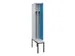 locker met bank,voor scheiding van kleding,HxBxD 2120x300x815mm,1vak