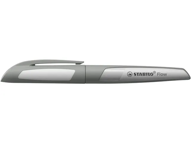 Vulpen STABILO Flow medium grijs blister à 1 stuk
