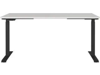 Elektrisch ihv bureau,HxBxD 720-1200x1600x800mm,blad lichtgrijs - 2