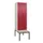 PBM-locker met bank,HxBxD 2120x600x815mm,2vak,vak B 300mm,draaigrendel