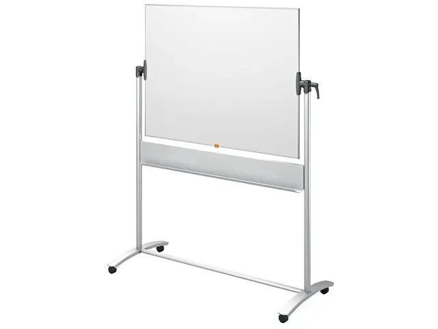 Mobiel Magnetisch Whiteboard, Kantelbaar, Emaille, Ft 120 X 90 Cm