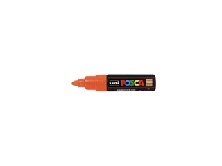 Verfstift Posca PC7M Brede Punt 4,5-5,5mm Donkeroranje - 1
