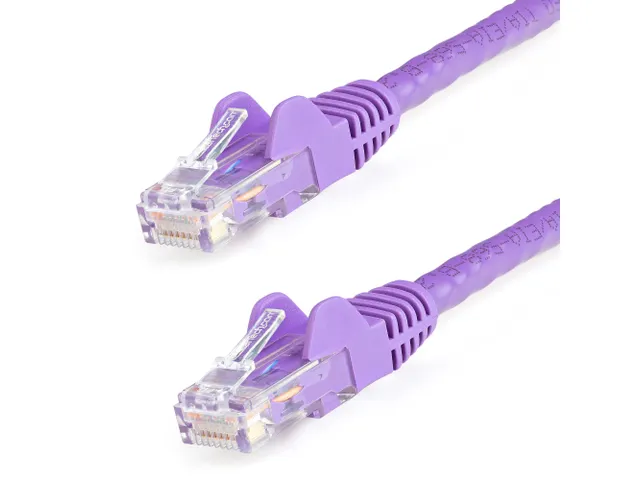 StarTech.com N6PATCH25PL netwerkkabel Paars 7,62 m Cat6 U/UTP (UTP)