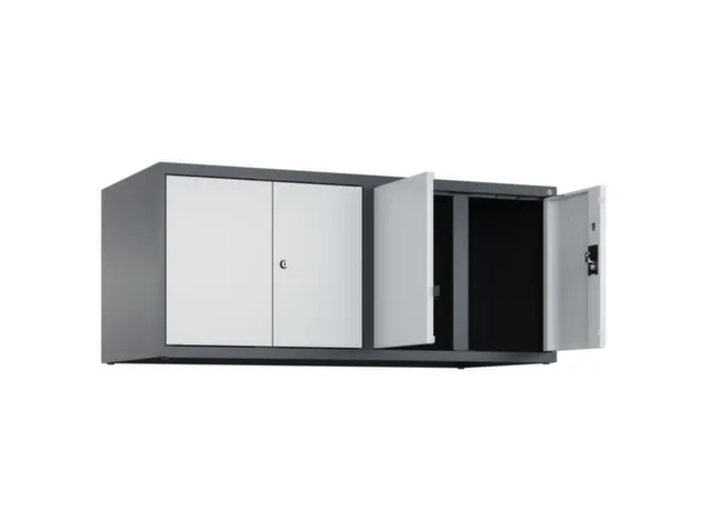 opzetkast,v. locker voor scheiding van kleding,4vak.,vak B 300mm