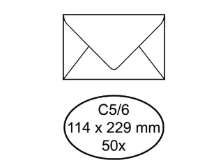 Envelop Quantore Bank C5/6 114x229mm 80gr Wit Zelfklevend - 1