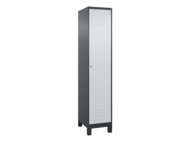 locker,HxBxD 1950x400x500mm,1vak,vak B 400mm,cil.-slot,voeten
