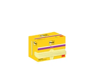 Memoblok Post-it 622 Super Sticky 47,6x47,6mm geel 12 stuks - 1